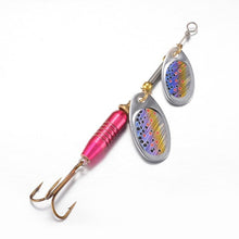 1 pcs Fishing Spoon Hard Bait Mepps Lure Artificial Jig Vissen Tackle Spinner Fishing Lures With Knife-edged Treble Hooks
