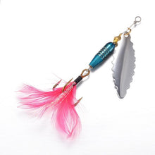 1 pcs Fishing Spoon Hard Bait Mepps Lure Artificial Jig Vissen Tackle Spinner Fishing Lures With Knife-edged Treble Hooks