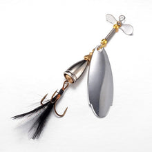 1 pcs Fishing Spoon Hard Bait Mepps Lure Artificial Jig Vissen Tackle Spinner Fishing Lures With Knife-edged Treble Hooks