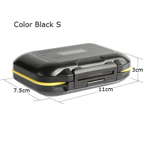Goture New Design Fishing Tackle Boxes Double Layer 30 Compartments Lure Fishing Box S/M/L Fly Fishing Tackle Boxes Accessories
