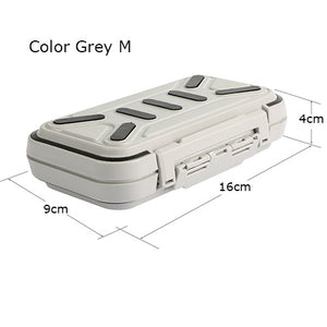 Goture New Design Fishing Tackle Boxes Double Layer 30 Compartments Lure Fishing Box S/M/L Fly Fishing Tackle Boxes Accessories