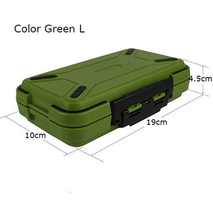 Goture New Design Fishing Tackle Boxes Double Layer 30 Compartments Lure Fishing Box S/M/L Fly Fishing Tackle Boxes Accessories
