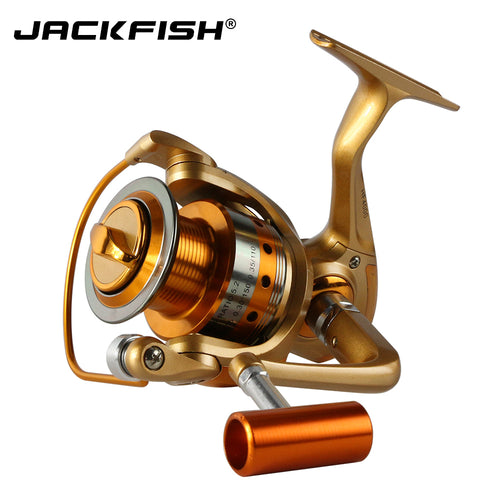 JACKFISH German technology 12BB 500 -7000 Fishing Reel metal spinning reel carpa molinete de pesca spinning wheel fishing reel