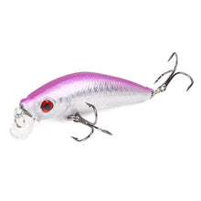 SEAPESCA Minnow Fishing Lure 70mm 8g 3D Eyes Crankbait Wobblers Artificial Plastic Hard Bait peche Fishing Tackle JK9
