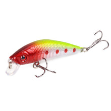 SEAPESCA Minnow Fishing Lure 70mm 8g 3D Eyes Crankbait Wobblers Artificial Plastic Hard Bait peche Fishing Tackle JK9