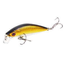 SEAPESCA Minnow Fishing Lure 70mm 8g 3D Eyes Crankbait Wobblers Artificial Plastic Hard Bait peche Fishing Tackle JK9