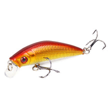SEAPESCA Minnow Fishing Lure 70mm 8g 3D Eyes Crankbait Wobblers Artificial Plastic Hard Bait peche Fishing Tackle JK9