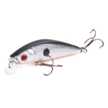 SEAPESCA Minnow Fishing Lure 70mm 8g 3D Eyes Crankbait Wobblers Artificial Plastic Hard Bait peche Fishing Tackle JK9