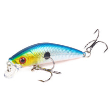 SEAPESCA Minnow Fishing Lure 70mm 8g 3D Eyes Crankbait Wobblers Artificial Plastic Hard Bait peche Fishing Tackle JK9