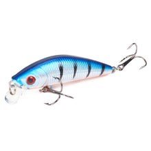 SEAPESCA Minnow Fishing Lure 70mm 8g 3D Eyes Crankbait Wobblers Artificial Plastic Hard Bait peche Fishing Tackle JK9