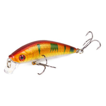 SEAPESCA Minnow Fishing Lure 70mm 8g 3D Eyes Crankbait Wobblers Artificial Plastic Hard Bait peche Fishing Tackle JK9