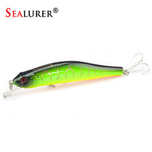 SEALURER Boxed  Fishing lures  Minnow   High Quality Tackle  100mm  11.7g  Wobblers Crankbait  with 6#  Hooks 3D Eyes