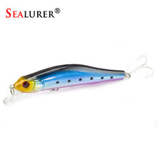 SEALURER Boxed  Fishing lures  Minnow   High Quality Tackle  100mm  11.7g  Wobblers Crankbait  with 6#  Hooks 3D Eyes