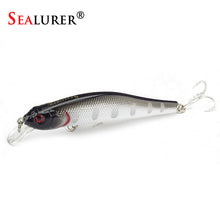 SEALURER Boxed  Fishing lures  Minnow   High Quality Tackle  100mm  11.7g  Wobblers Crankbait  with 6#  Hooks 3D Eyes