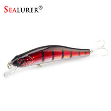 SEALURER Boxed  Fishing lures  Minnow   High Quality Tackle  100mm  11.7g  Wobblers Crankbait  with 6#  Hooks 3D Eyes
