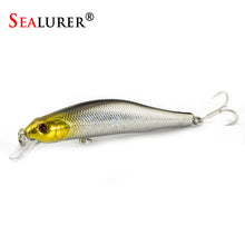 SEALURER Boxed  Fishing lures  Minnow   High Quality Tackle  100mm  11.7g  Wobblers Crankbait  with 6#  Hooks 3D Eyes