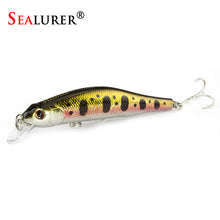 SEALURER Boxed  Fishing lures  Minnow   High Quality Tackle  100mm  11.7g  Wobblers Crankbait  with 6#  Hooks 3D Eyes