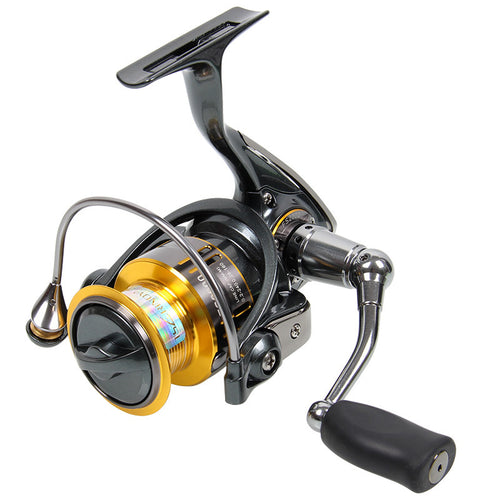 BESTACKLE FS2000 Spinning Fishing Reel 9+1BB 5.2:1 Metal Spool Screw in Handle with Spare Smooth Spool Carretilha De Pesca