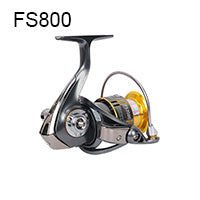 BESTACKLE FS2000 Spinning Fishing Reel 9+1BB 5.2:1 Metal Spool Screw in Handle with Spare Smooth Spool Carretilha De Pesca