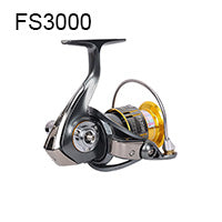 BESTACKLE FS2000 Spinning Fishing Reel 9+1BB 5.2:1 Metal Spool Screw in Handle with Spare Smooth Spool Carretilha De Pesca