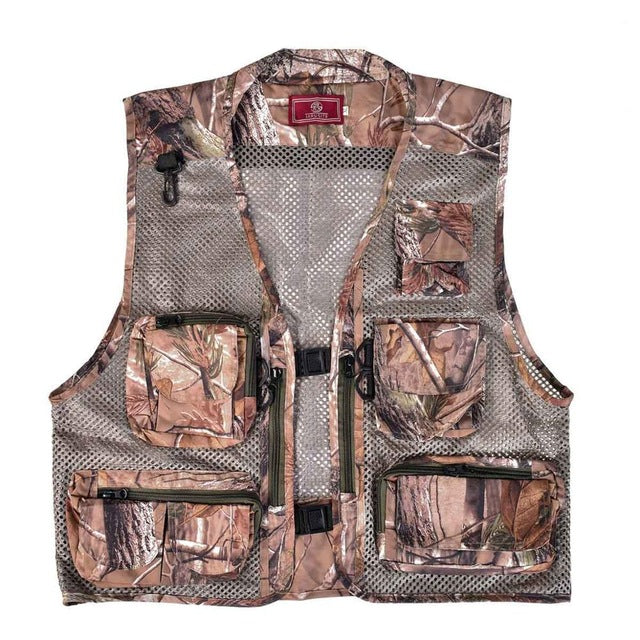 Leo Fishing Vest Multi-pocket Waistcoat Super-breathable Mesh Fish Apparel Outdoor Clothes Lightweight Fishing Clothing