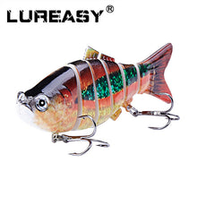 LUREASY 10CM 20G Swimbait Hard Bait Fishing Lure Quality Professional Isca Artificial Lures Tackle Minnow Fishing Accessories